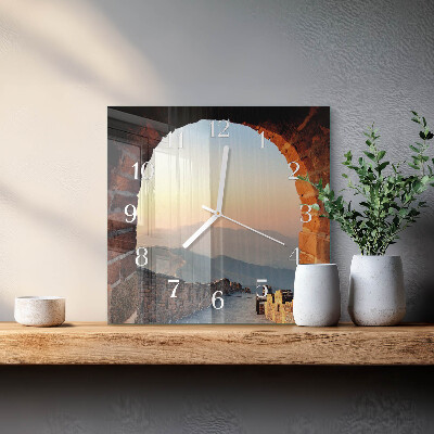 Square wall clock Great Wall of China