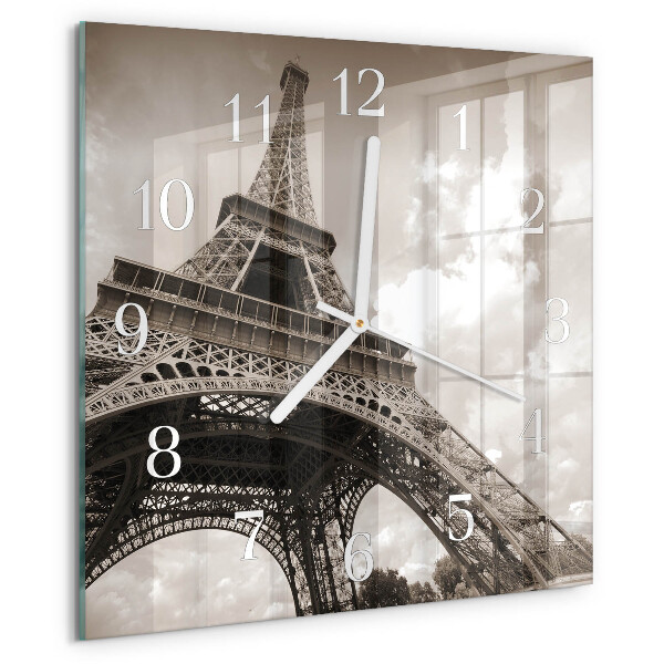 Square wall clock Paris