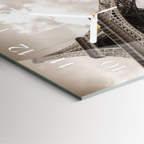 Square wall clock Paris