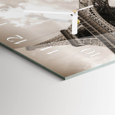 Square wall clock Paris