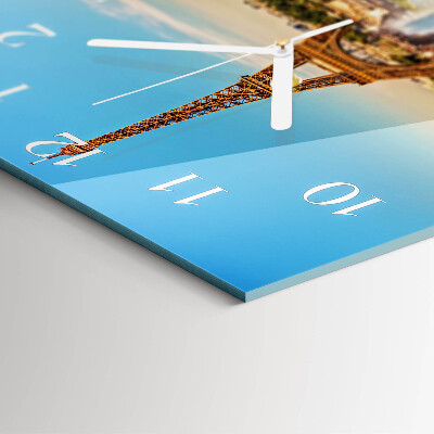 Square wall clock Paris