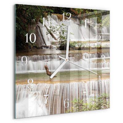 Square wall clock Cascade
