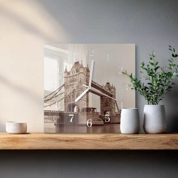 Square wall clock Horizon
