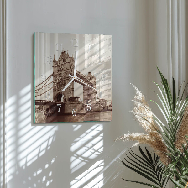 Square wall clock Horizon