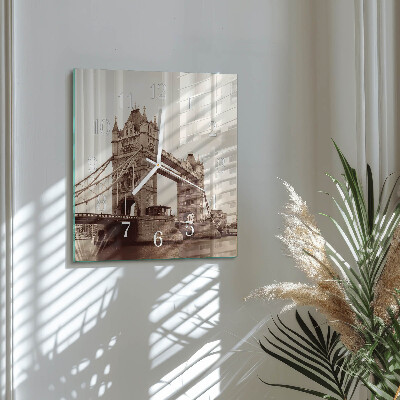 Square wall clock Horizon