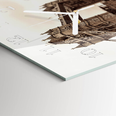 Square wall clock Horizon