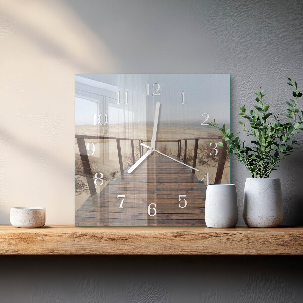 Square wall clock Pier