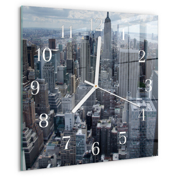 Square wall clock Horizon