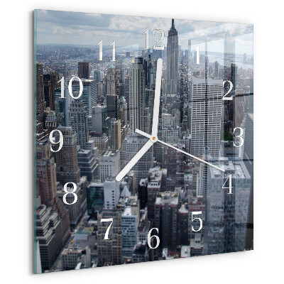 Square wall clock Horizon
