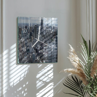 Square wall clock Horizon
