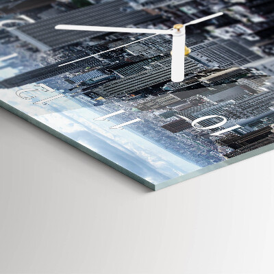 Square wall clock Horizon