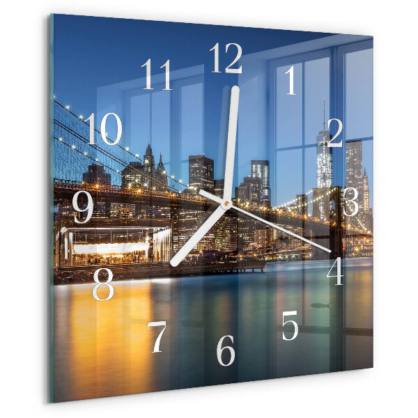 Square wall clock Horizon