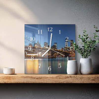 Square wall clock Horizon