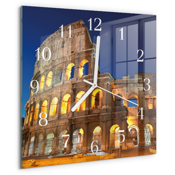 Square wall clock Colosseum