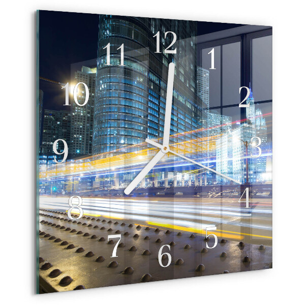 Square wall clock Horizon
