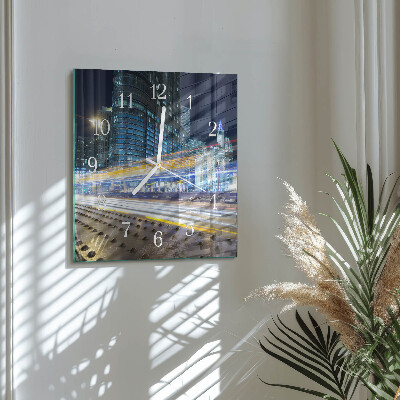 Square wall clock Horizon