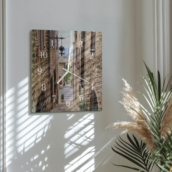 Square wall clock Avenue