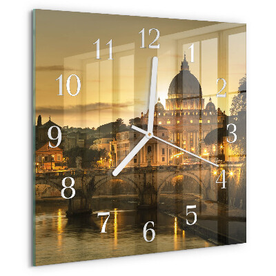 Square wall clock Basilica