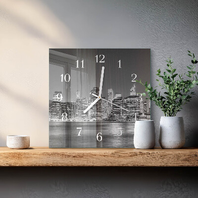 Square wall clock Horizon