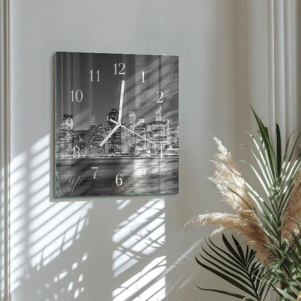 Square wall clock Horizon