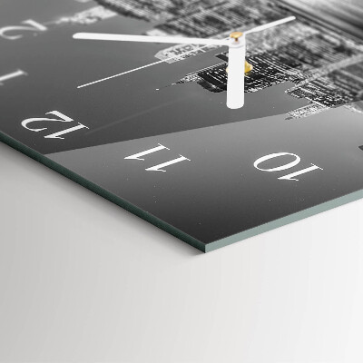 Square wall clock Horizon