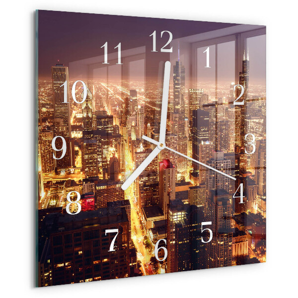 Square wall clock Horizon