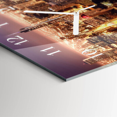 Square wall clock Horizon