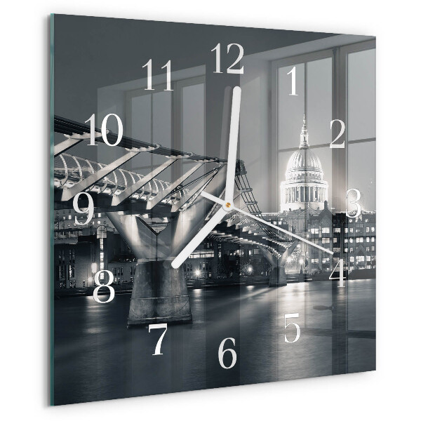 Square wall clock Horizon