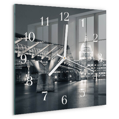 Square wall clock Horizon