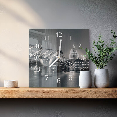 Square wall clock Horizon