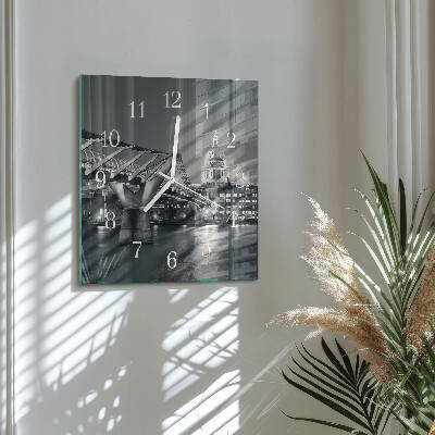 Square wall clock Horizon