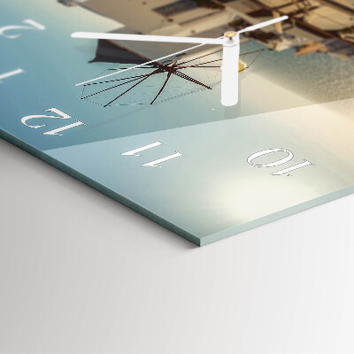 Square wall clock Santorini