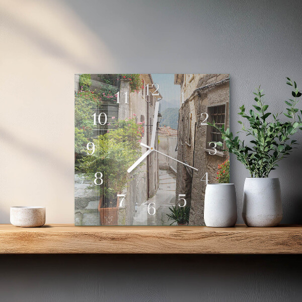 Square wall clock Greece