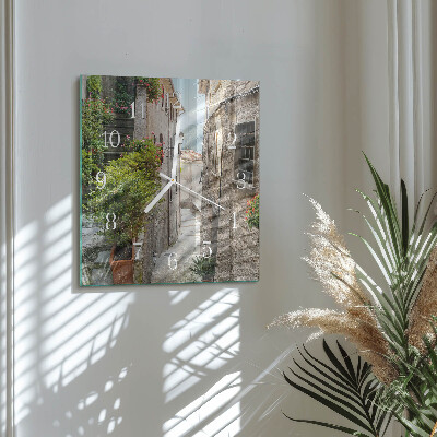 Square wall clock Greece