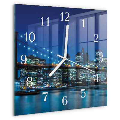Square wall clock Horizon
