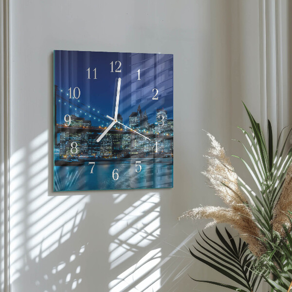 Square wall clock Horizon