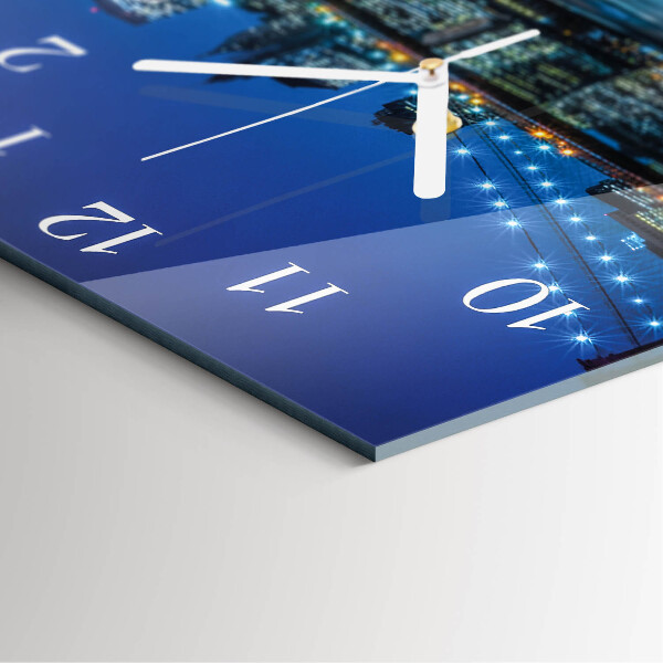Square wall clock Horizon