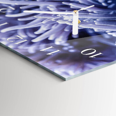 Square wall clock Anemone