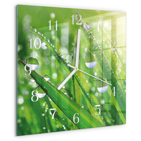Square wall clock Dew