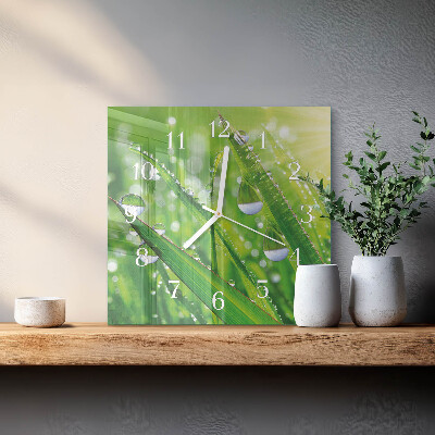 Square wall clock Dew