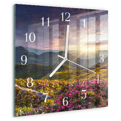 Square wall clock Landscape