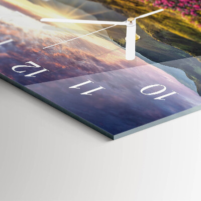 Square wall clock Landscape