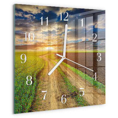 Square wall clock Field