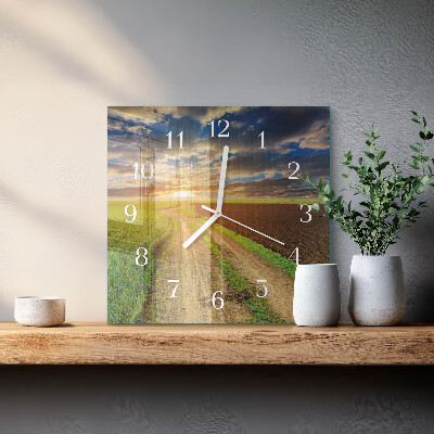 Square wall clock Field