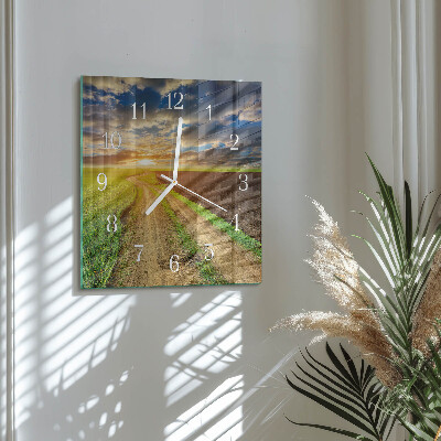 Square wall clock Field