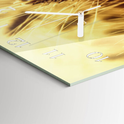 Square wall clock Grain