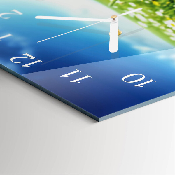 Square wall clock Meadow