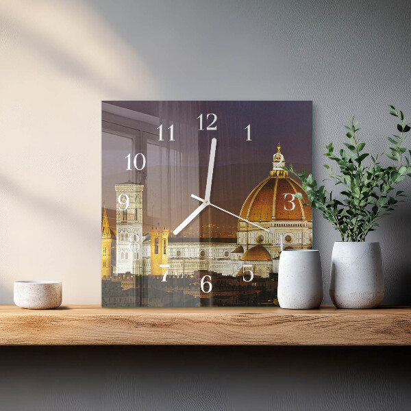 Square wall clock Basilica