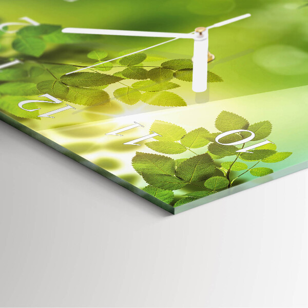 Square wall clock Spring