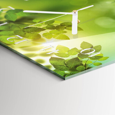 Square wall clock Spring